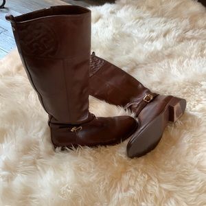 Tory Burch Brown Riding Boot Size 9
